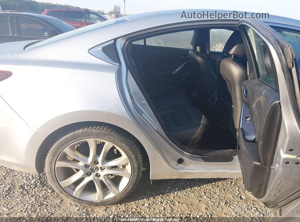 JM1GL1V5XH1110687 2017 MAZDA 6 Silver VIN კოდის სტიკერის ხედი