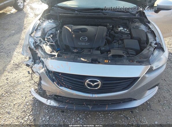 JM1GL1V5XH1110687 2017 MAZDA 6 Silver უკანა ხედი