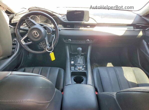 JM1GL1VM0J1304867 2018 MAZDA 6 Black Առջևի վահանակի տեսք