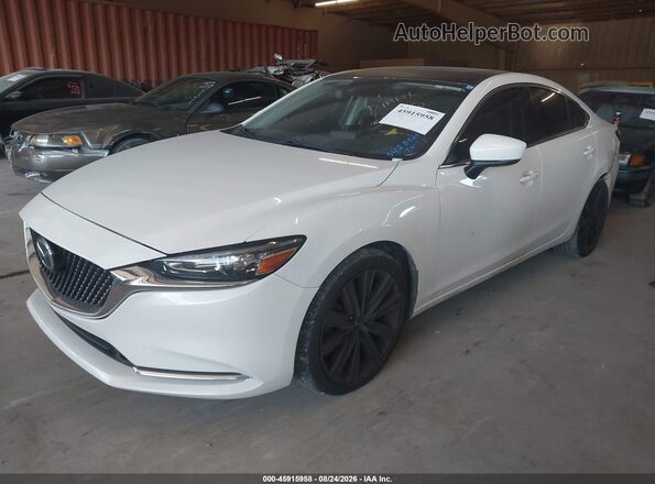 JM1GL1VM0K1503242 2019 MAZDA 6 White Front left