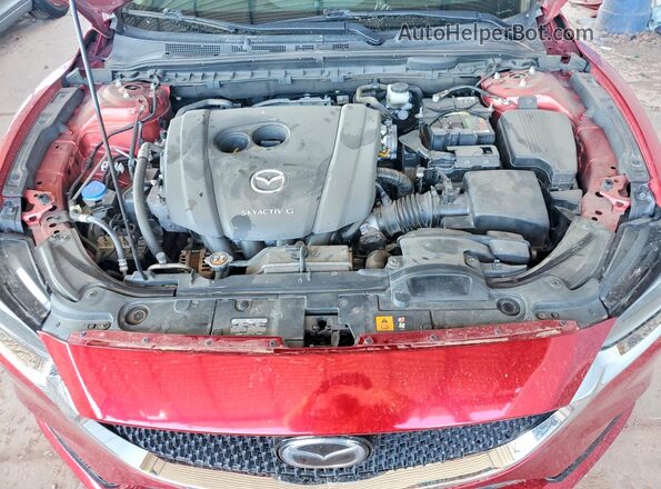 JM1GL1VM0K1507470 2019 MAZDA 6 Red Widok wnętrza z tyłu