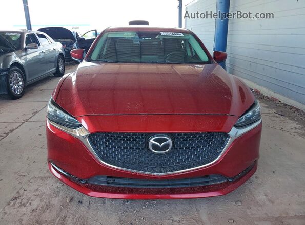 JM1GL1VM0K1507470 2019 MAZDA 6 Red Widok z przodu