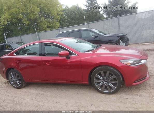 JM1GL1VM0M1608043 2021 MAZDA 6 Бордовый Вид задней части салона
