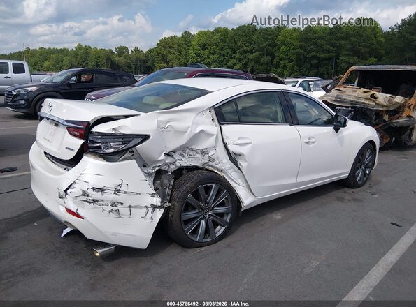 JM1GL1VM1K1501290 2019 MAZDA 6 White Trasero derecho