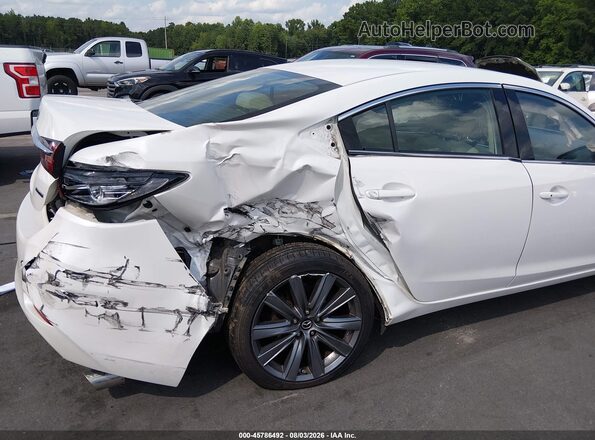 JM1GL1VM1K1501290 2019 MAZDA 6 White Vista frontal
