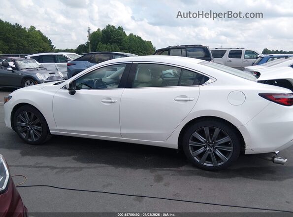 JM1GL1VM1K1501290 2019 MAZDA 6 White Vista interior de 360 grados