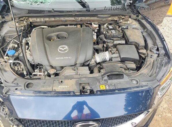 JM1GL1VM1K1504898 2019 MAZDA 6 Blue Widok wnętrza z tyłu
