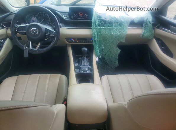JM1GL1VM1K1504898 2019 MAZDA 6 Blue Widok deski rozdzielczej