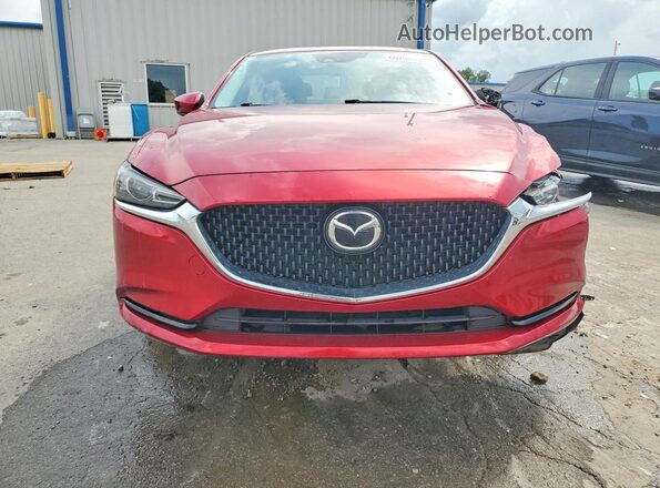 JM1GL1VM1M1616104 2021 MAZDA 6 Red Widok z przodu