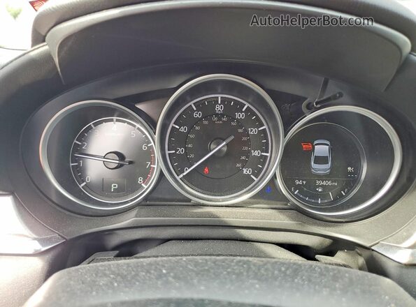 JM1GL1VM1M1616104 2021 MAZDA 6 Red Widok zestawu wskaźników
