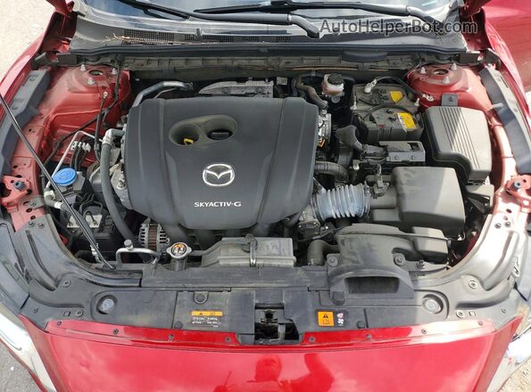 JM1GL1VM1M1616104 2021 MAZDA 6 Red Widok wnętrza z tyłu