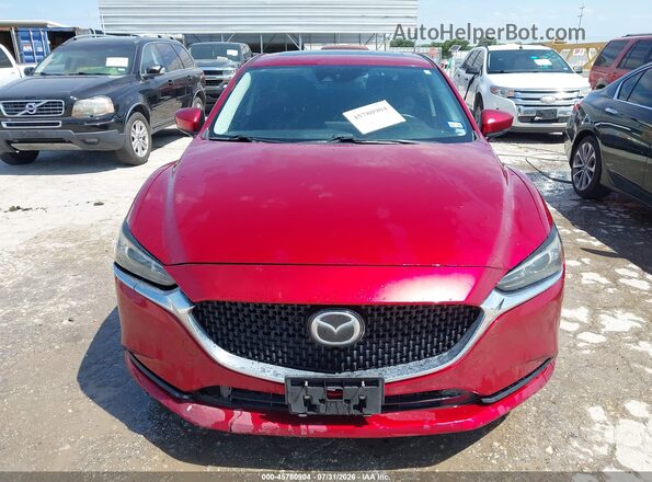 JM1GL1VM4J1317637 2018 MAZDA 6 Red Вид щитка приладів