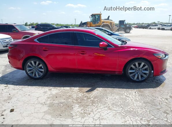 JM1GL1VM4J1317637 2018 MAZDA 6 Red Вид задньої частини салону