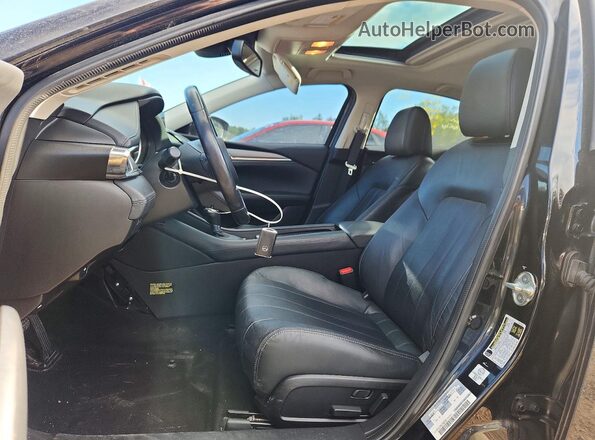JM1GL1VM4L1522720 2020 MAZDA 6 Black წინა სალონის ხედი