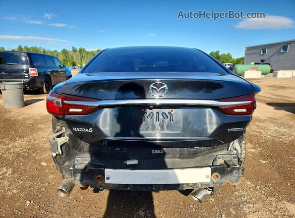 JM1GL1VM4L1522720 2020 MAZDA 6 Black უკანა ხედი