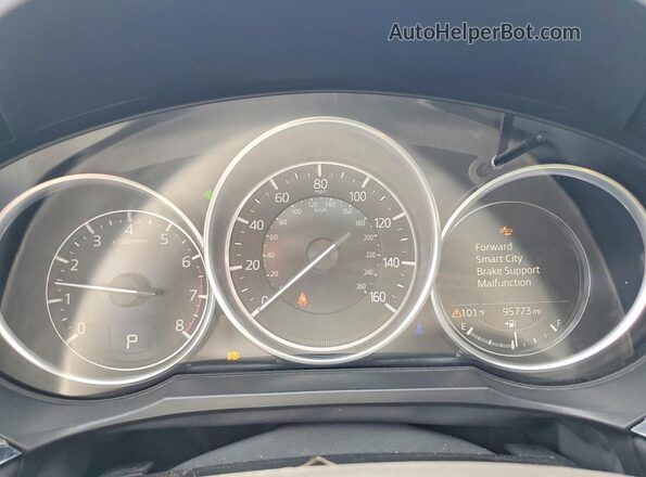 JM1GL1VM4M1605498 2021 MAZDA 6 Черный Вид щитка приборов