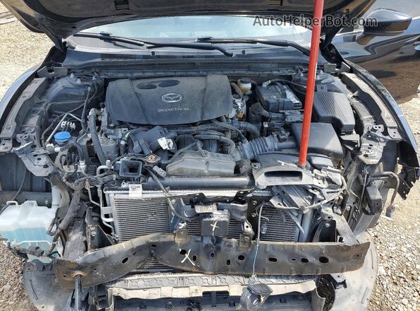 JM1GL1VM4M1605498 2021 MAZDA 6 Черный Вид задней части салона