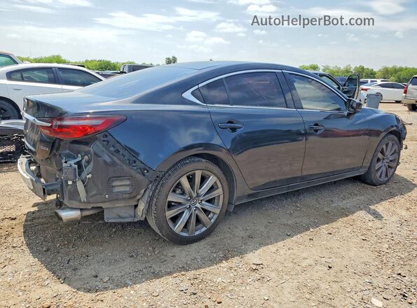 JM1GL1VM4M1605498 2021 MAZDA 6 Черный Задняя правая четверть