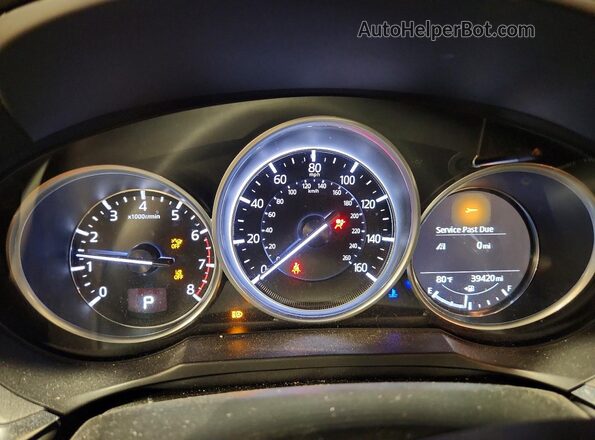 JM1GL1VM5K1506069 2019 MAZDA 6 Gray ხელსაწყოთა პანელის ხედი