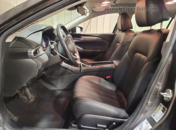 JM1GL1VM5K1506069 2019 MAZDA 6 Gray წინა სალონის ხედი