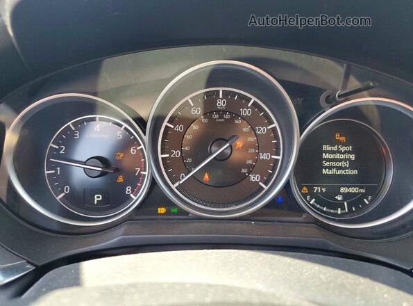JM1GL1VM7L1512795 2020 MAZDA 6 Gray Սարքավորումների վահանակի տեսք