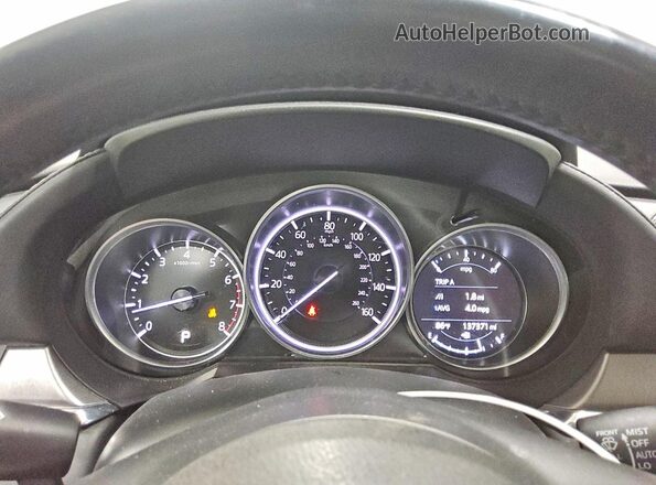 JM1GL1VM9L1516301 2020 MAZDA 6 Gray Widok zestawu wskaźników