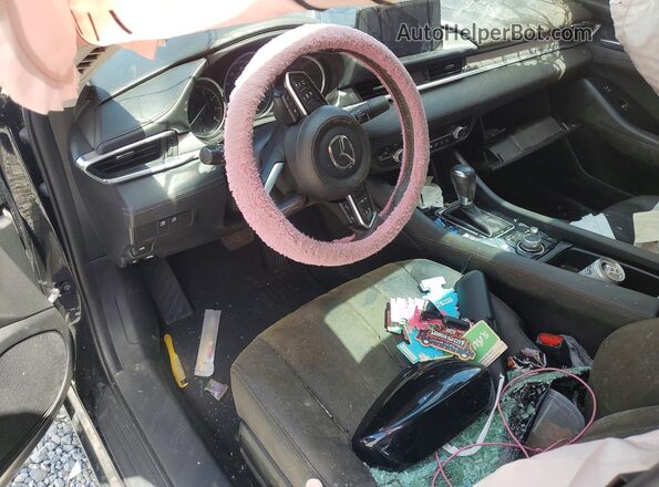 JM1GL1VM9L1524592 2020 MAZDA 6 Black Widok deski rozdzielczej
