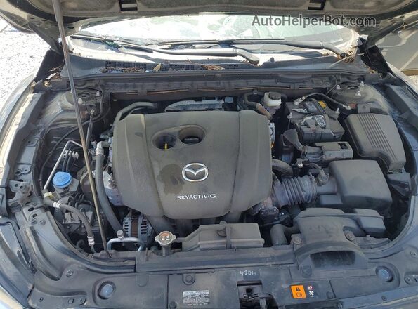 JM1GL1VM9L1524592 2020 MAZDA 6 Black Widok wnętrza z tyłu