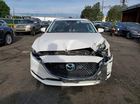 JM1GL1VMXJ1329386 2018 MAZDA 6 White Front view