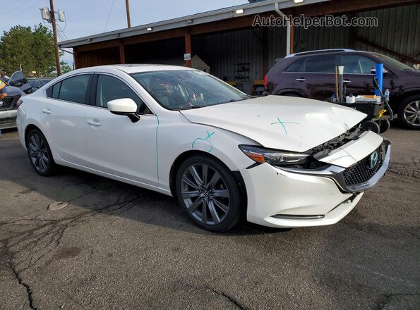 JM1GL1VMXJ1329386 2018 MAZDA 6 White Front right