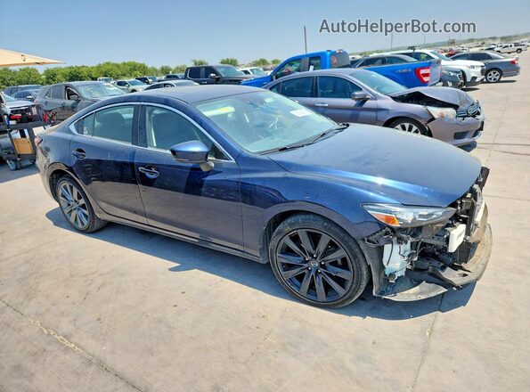 JM1GL1VMXK1503863 2019 MAZDA 6 Blue წინა მარჯვენა