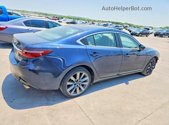 JM1GL1VMXK1503863 2019 MAZDA 6 Blue უკანა მარჯვენა