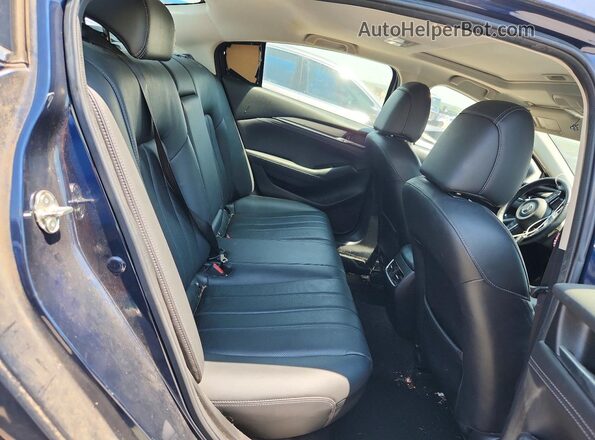 JM1GL1VMXK1503863 2019 MAZDA 6 Blue უკანა სავარძლების ხედი