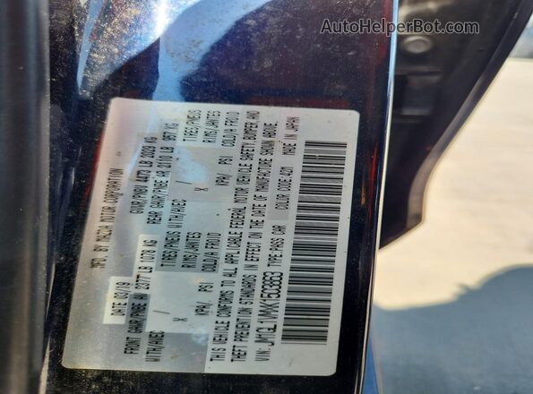 JM1GL1VMXK1503863 2019 MAZDA 6 Blue VIN კოდის სტიკერის ხედი