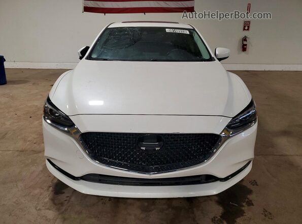 JM1GL1VMXL1524780 2020 MAZDA 6 White Դիմացի տեսք