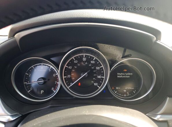 JM1GL1VMXL1524780 2020 MAZDA 6 White Սարքավորումների վահանակի տեսք