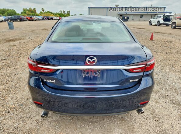 JM1GL1VMXM1620054 2021 MAZDA 6 Blue Widok z tyłu
