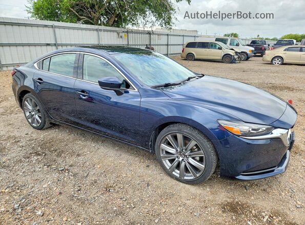 JM1GL1VMXM1620054 2021 MAZDA 6 Blue Przód prawy