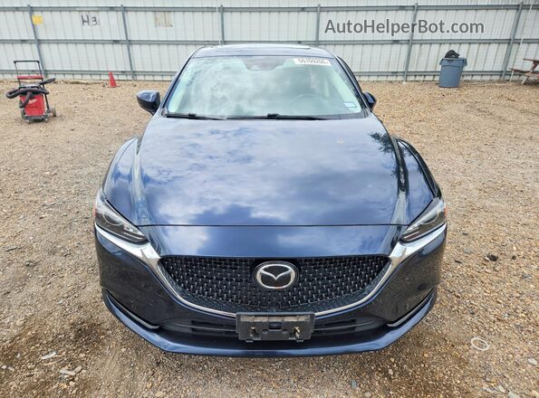 JM1GL1VMXM1620054 2021 MAZDA 6 Blue Widok z przodu