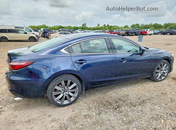 JM1GL1VMXM1620054 2021 MAZDA 6 Blue Tył prawy