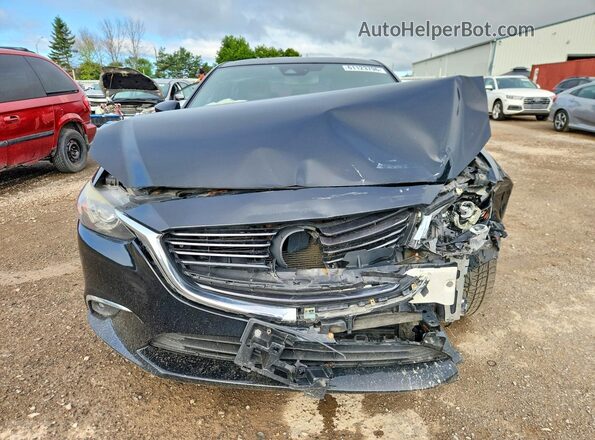 JM1GL1W50H1101057 2017 MAZDA 6 Black Front view