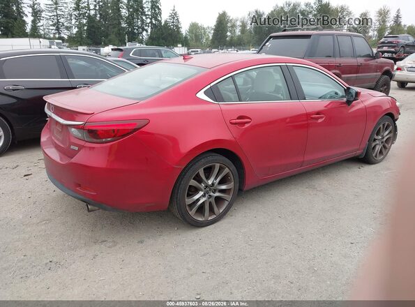 JM1GL1W50H1106324 2017 MAZDA 6 Red Հետևի աջ