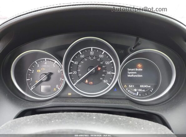 JM1GL1W50H1106324 2017 MAZDA 6 Red Հետևի նստատեղերի տեսք