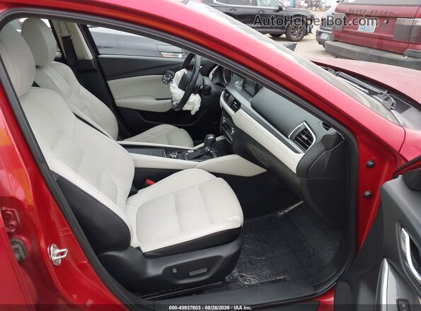 JM1GL1W50H1106324 2017 MAZDA 6 Red Սալոնի դիմացի տեսք