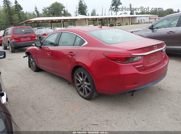JM1GL1W50H1106324 2017 MAZDA 6 Red Հետևի ձախ