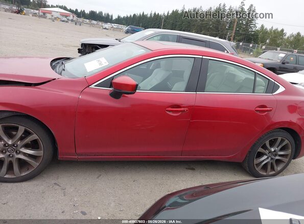 JM1GL1W50H1106324 2017 MAZDA 6 Red Սալոնի 360 աստիճան տեսք