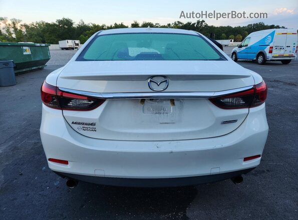 JM1GL1W50H1154504 2017 MAZDA 6 White Вид ззаду