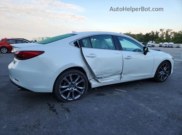 JM1GL1W50H1154504 2017 MAZDA 6 White Задня права чверть
