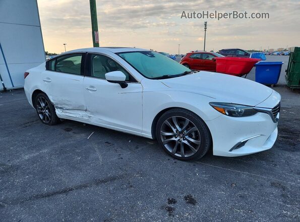 JM1GL1W50H1154504 2017 MAZDA 6 White Передня права чверть