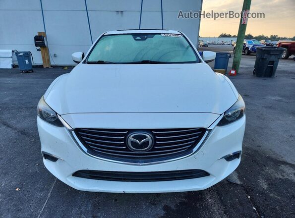 JM1GL1W50H1154504 2017 MAZDA 6 White Вид спереду
